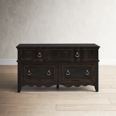 Francisca 56'' Wide 4 - Drawer Filing Credenza