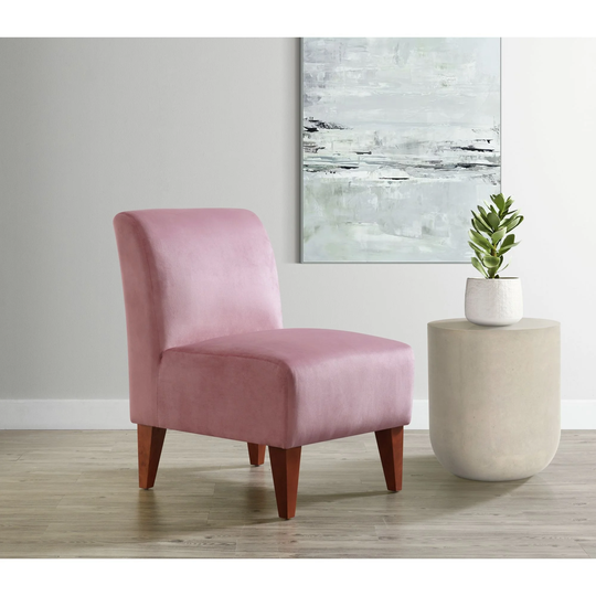 Picket House Furnishings Elizabeth Slipper Chair in Blush
