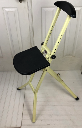 Vintage Framar Metal Folding Chair - Made in Italy 1970S