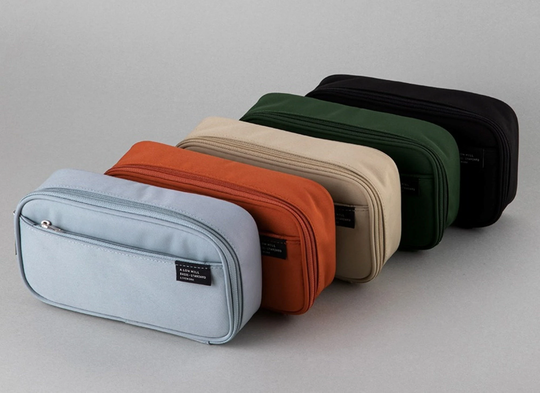 Durable Zipper Multi Pouch | Polyester Pocket Pencil Case Cosmetic Gift For Her & Him School Supply Home Office