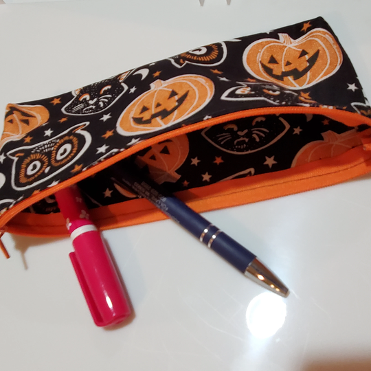 Zippered Pouch, Pencil Case, Cosmetic Craft Supply School Supply, Gift For Student, Stocking Stuffer | Pcorng