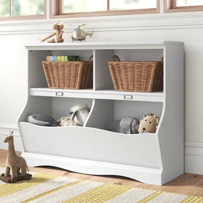 Cubberly 32.8" H X 41.1" W Toy Storage Kids Bookcase