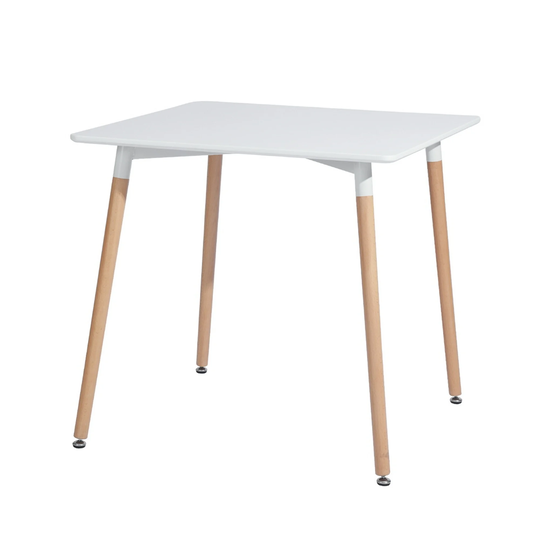 White Square Dining Table