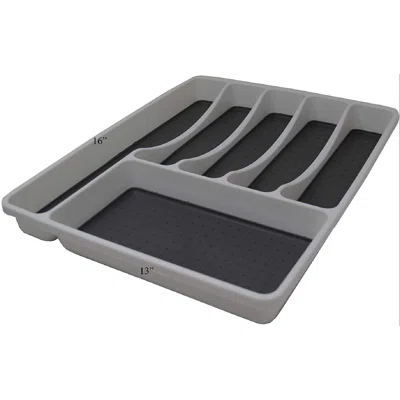 Dorando 1.75" H x 16" W x 13" D Flatware & Kitchen Utensils Drawer Organizer