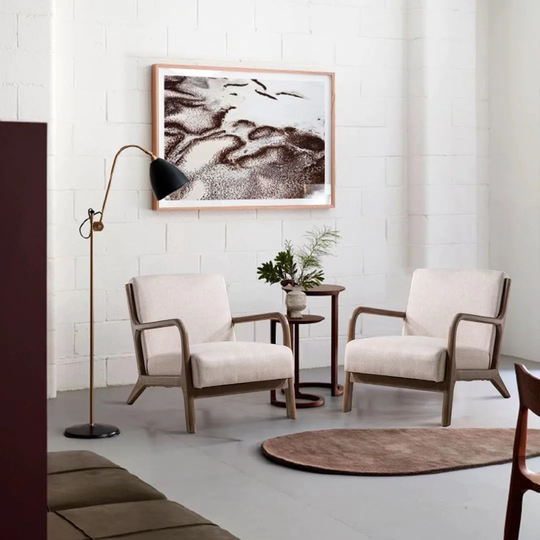 Aston Modern Solid wood Accent Chair