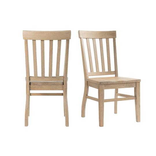 Picket House Furnishings Liam Slat Back Side Chair Set - N/A