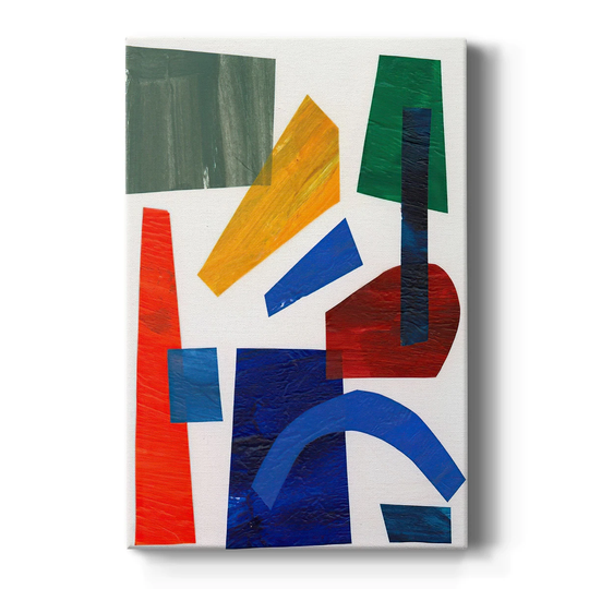 Colorful Shapes I Premium Gallery Wrapped Canvas - Ready to Hang