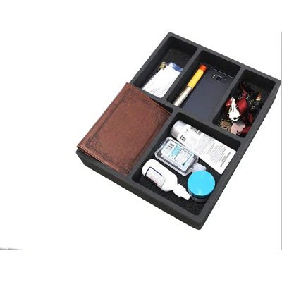 2" H x 14.5" W x 11.5" D Office Drawer Organizer