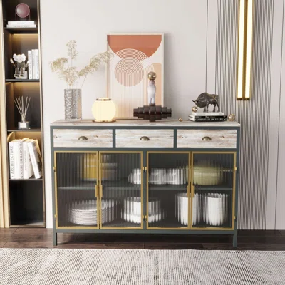 Bethellen 47.7" Wide 3 Drawer Sideboard