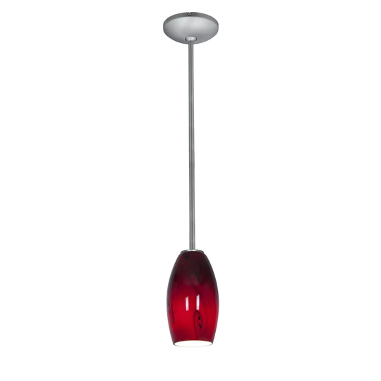 Access Lighting Merlot Glass 1-light Pendant with Rods