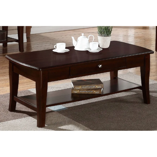 Rectangular Coffee Table In Brown