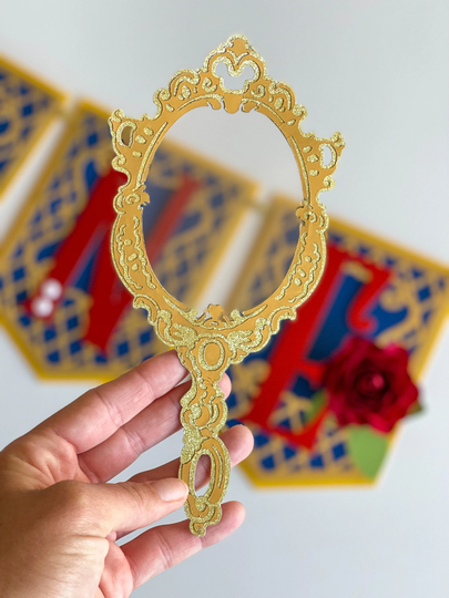 Beauty & The Beast Inspired High Chair Banner/ Snow White Banner