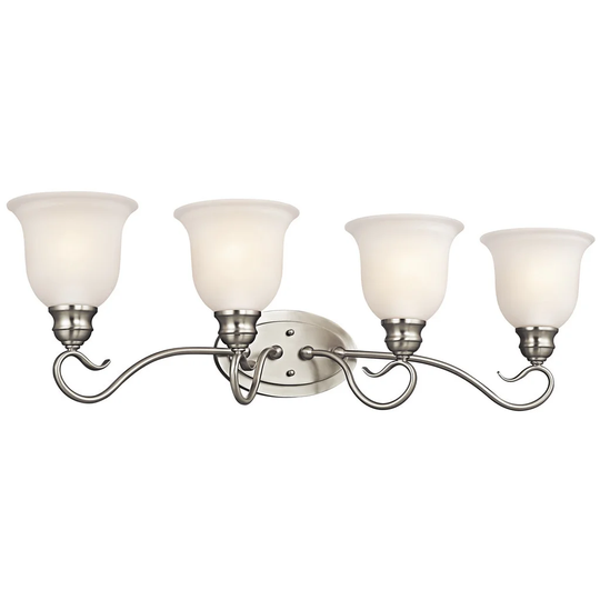 Kichler Lighting Tanglewood Collection 4-light Brushed Nickel Bath/Vanity
