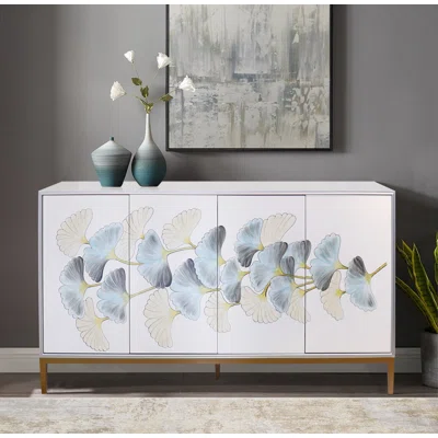 Pearl 63'' Wide 2 Drawer Wood Sideboard