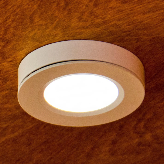 CounterMax MX-LD-D 2.75" Wide Aluminum Under Cabinet Disc Light