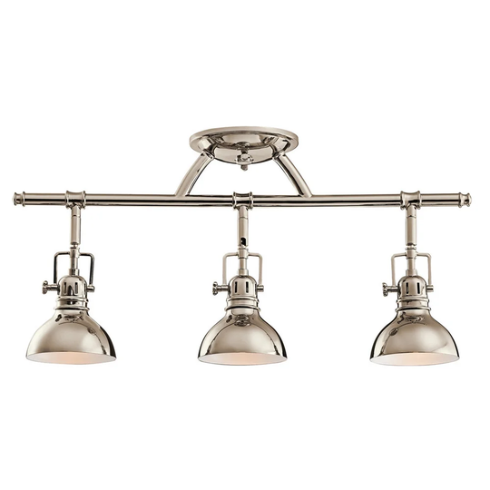 Kichler Lighting Hatteras Bay Collection 3-light Polished Nickel Halogen Rail Light