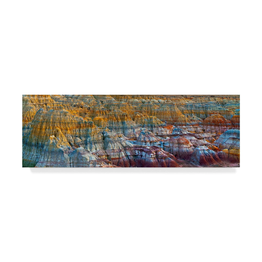 Hua Zhu 'Colorful Rocks' Canvas Art - Multi-color