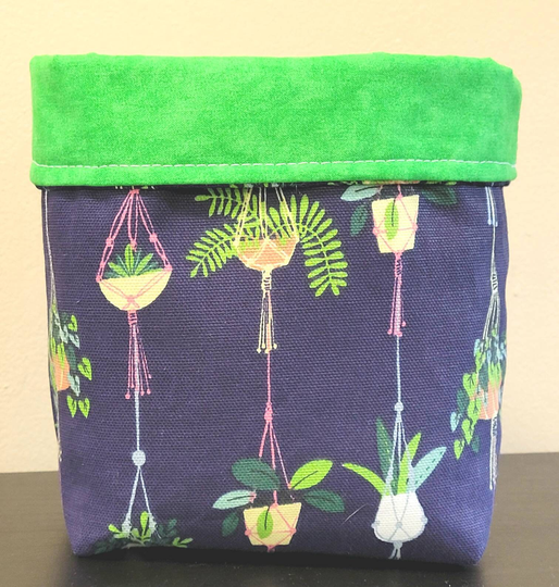 Fabric Basket, Organizer Hanging Plants