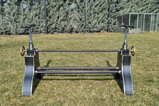 Adjustable Height Legs, Crank Table Base, Industrial