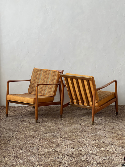 Pair Folke Ohlsson For Dux Lounge Chairs