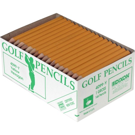 Wholesale Wood Pencils: Discounts on Dixon Pre-sharpened Wood Golf Pencils DIX14998