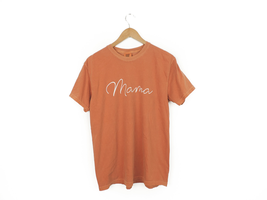 New Cursive Mama Comfort Colors T-Shirt // Size S-3xl You Pick Color &