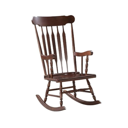 Elegant wooden rocking chair