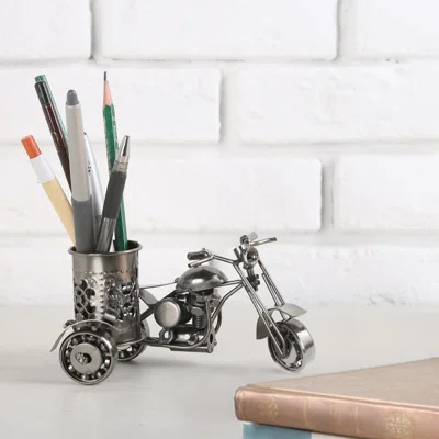 Faith-Sharona Motorcycle and Sidecar Sculpture