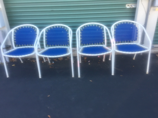 Vintage Emu Patio Dining Chairs -Set Of 4-Made in Italy