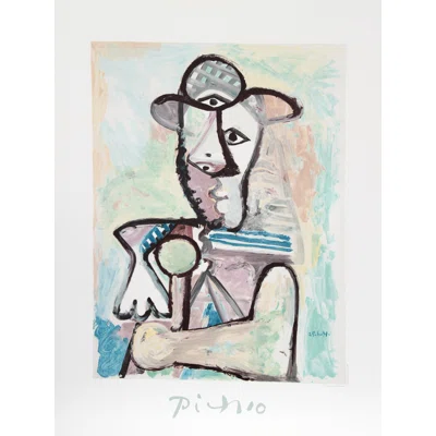 Buste D'homme by - Painting on