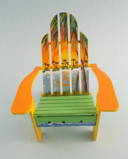 Dollhouse Miniature - Beach Chair
