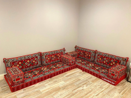 Oriental Floor Seating Sofa Floor Cushions Couch Set Turkish Home Decor Moroccan Kilim Yoga Meditation Bohemian Living Room Seat