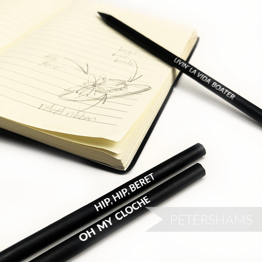 Pack Of 3 100% Recycled & Sustainable Pencils For Sketching Gifts