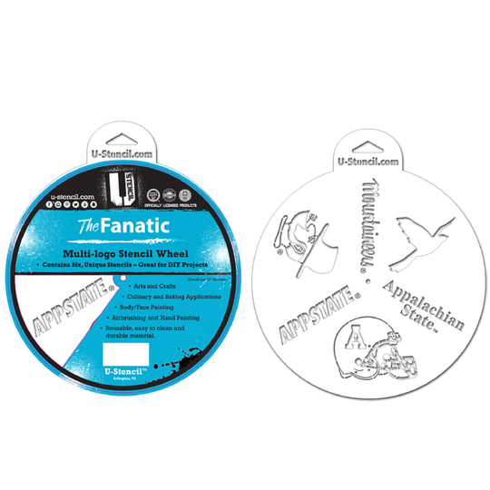 Appalachian State University Mountaineers Stencil Wheel - The Fanatic