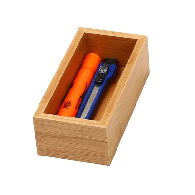 Bamboo 2"H x 3"W x 6"D Drawer Organizer