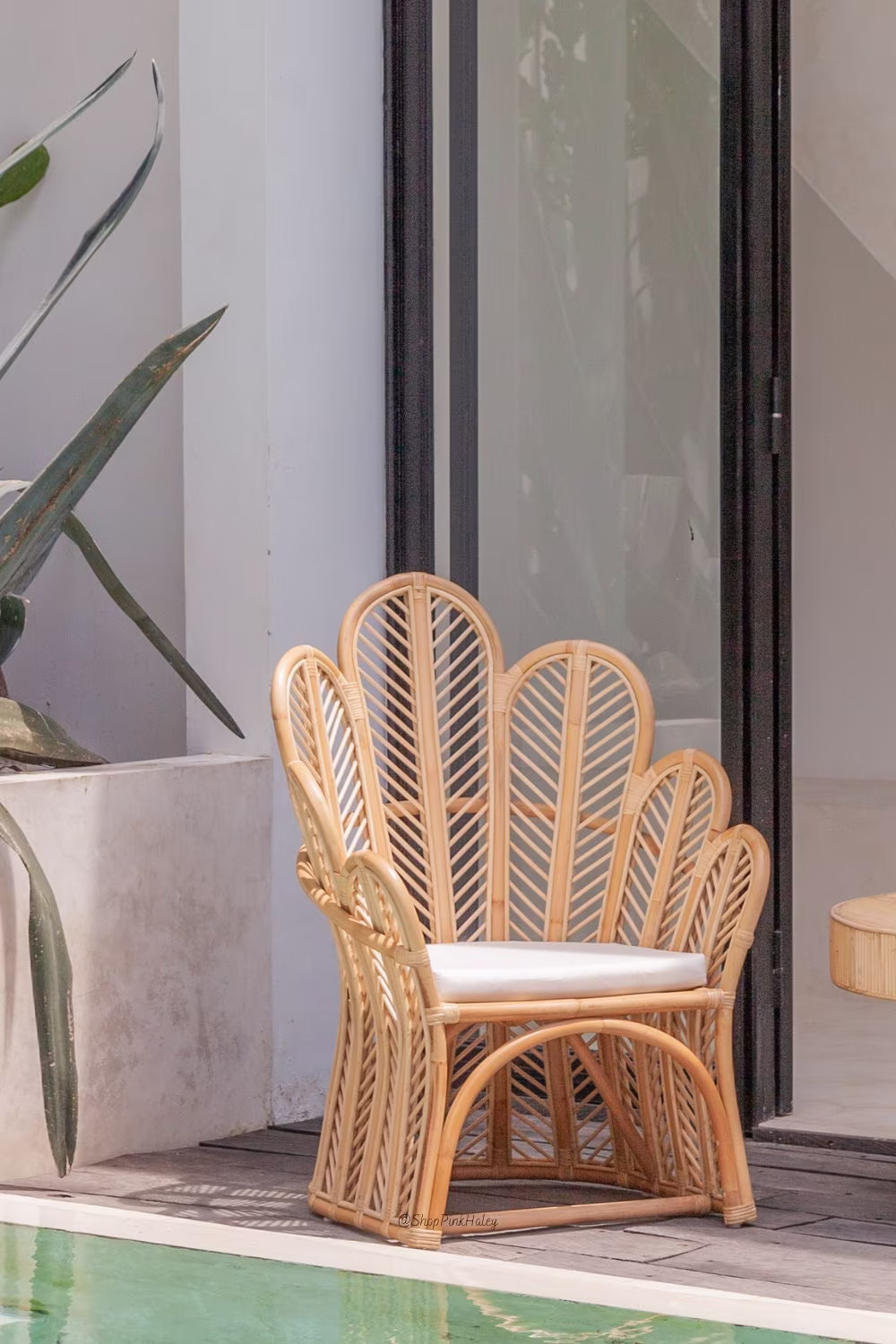The Paloma Petals Rattan Chair