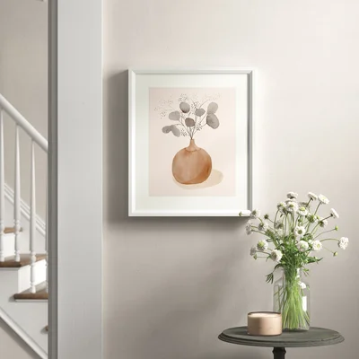 La Planta I (Floral Vase) by Victoria Barnes - Picture Frame Painting Print on Paper