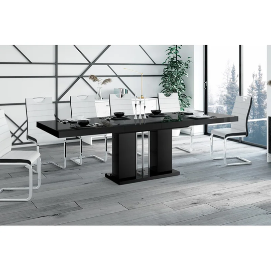 NOSSA High Gloss Extendable Dining Table