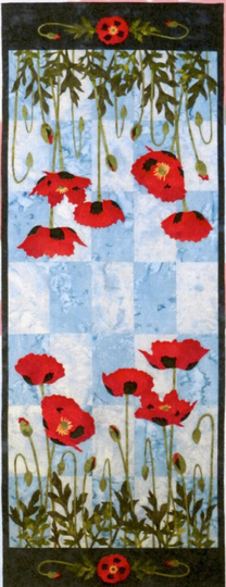 Poppies Table Runner Kit, 15.75"x41"