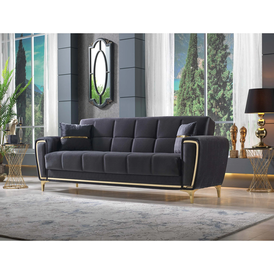 Boston 86" Sofa with Metal Legs