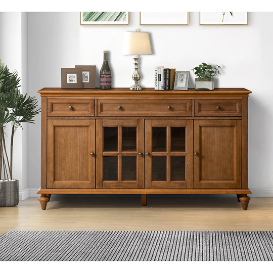 Oswaldo Traditional Sideboard with 4 Doors
