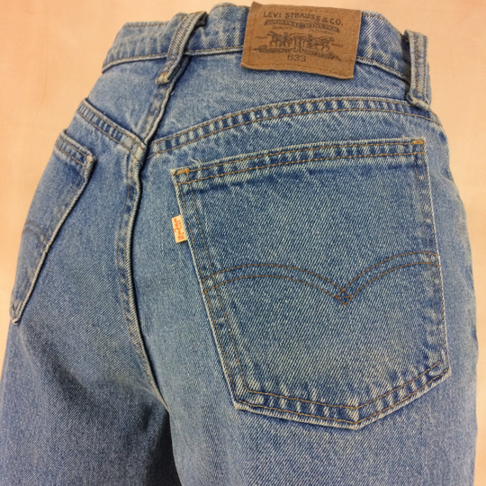 Size 30 Vintage Levis 663 Light Wash Jeans High Waisted 90's Classic Fit Hourglass Mom Waist 30"