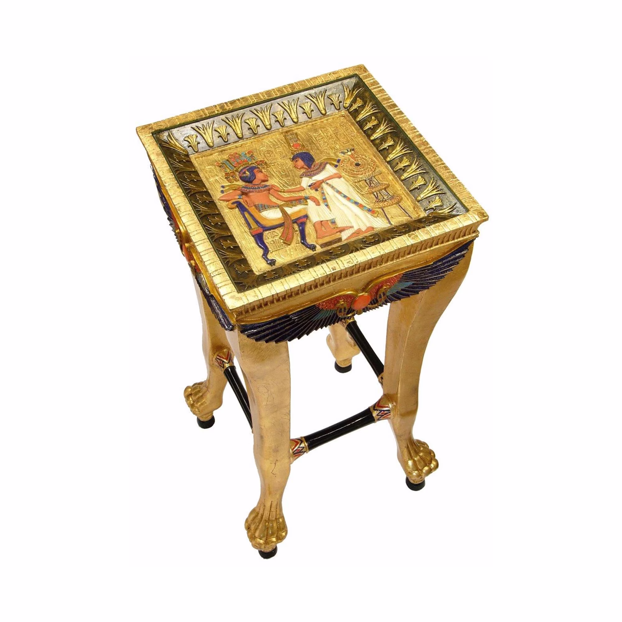 Ancient Egyptian Decorative Side Table/Unique Coffee Furniture Home Decor