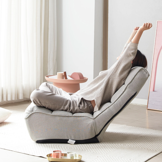Single Sofa Folding Chair Multifunctional Floor Chair Lazy Sofa Tatami Balcony Reclining Chair Leisure Sofa Adjustable Chair