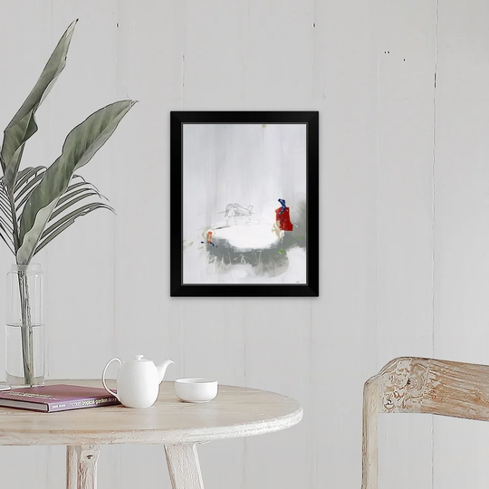 "Across the Block XII" Black Framed Print