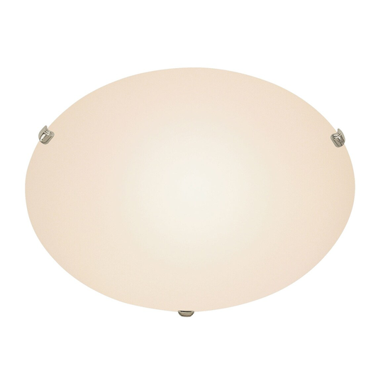 Modern Home 58708 BN Four Light Flushmount Cullen Brushed Nickel - Exact Size
