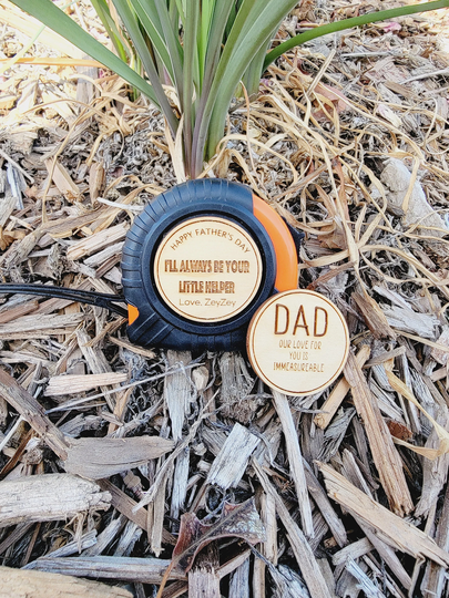 Custom Engraved Tape Measure/ Personalized Dad Gifts/ Father's Day Grandpa Tools For Dad/