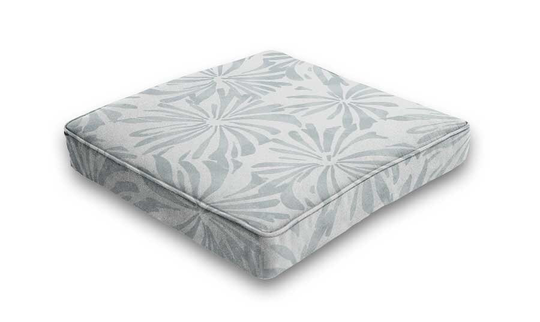 Outdoor Seat Pad - Patio Chair Pad, Dining Cushions Aria Belmont Blue