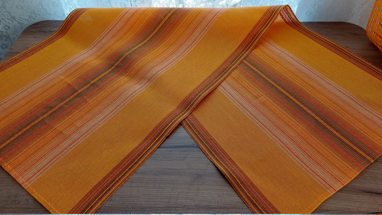 Vintage Woven Thin Acrylic Table Runner, Topper, Dressing, Dress, Scandinavian Textile | E15