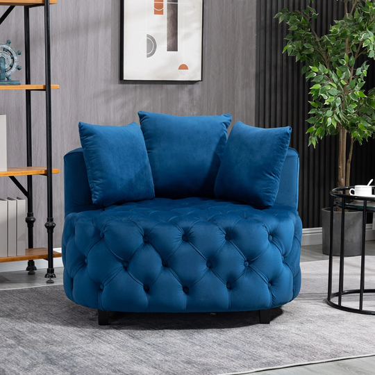 Accent Chair / Classical Barrel Chair for living room / Modern Leisure Sofa Chair